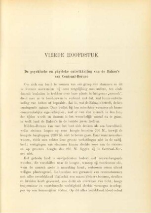 Vierde hoofdstuk. De psychische en physieke ontwikkeling van de Bahau's van Centraal-Borneo