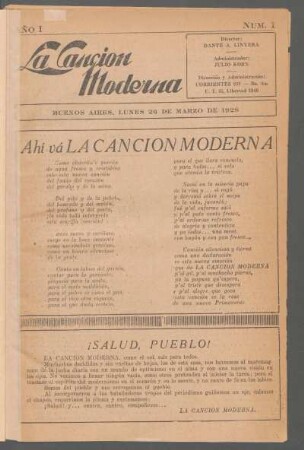Ahí vá "La Canción Moderna"