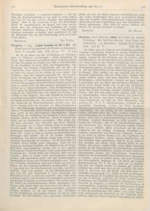 302-305 [Rezension] Boehmer, Heinrich, Luther im Lichte der neueren Forschung. Ein kritischer Bericht