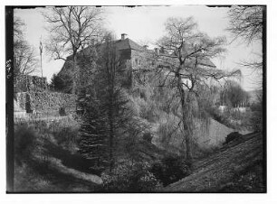 Meißen-Siebeneichen. Schloß Siebeneichen. Ansicht von Südwesten