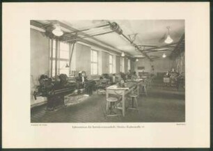 Laboratorium für betriebswissenschaft, Neubau, Keplerstraße 10