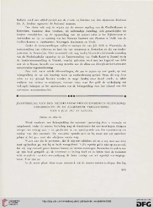 2.Ser. 3.1910: Jaarverslag van den Nederlandschen oudheidkundige bond, uitbegracht in de algemeene vergradering van 1 Juli 1910 te Gouda