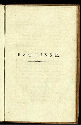 Esquisse.