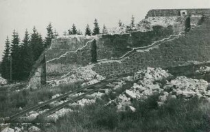 Talsperre Muldenberg bei Grünbach im Vogtland, Deutschland, 1947