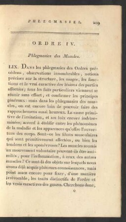 Ordre IV. Phlemasies des Muscles