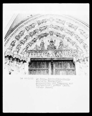 Westportal, Tympanon mit dem Jüngsten Gericht
