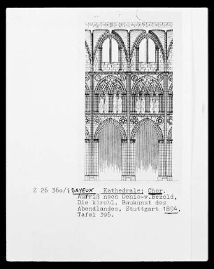 Bayeux, Kathedrale, Chor