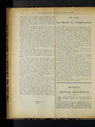 Mexique Notes Minières
