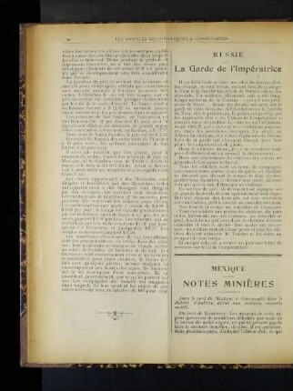 Mexique Notes Minières