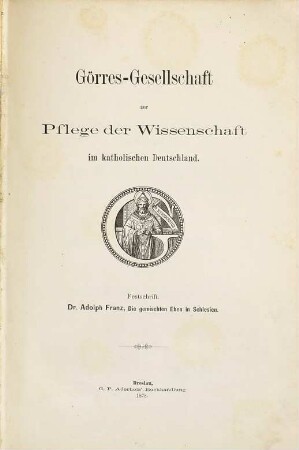Die gemischten Ehen in Schlesien : Festschrift [Heinrich Förster]
