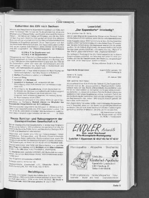 Neues Seminar- und Reiseprogramm der Staatspolitischen Gesellschaft e.V.