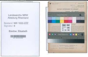 Entnazifizierung Elisabeth Bredow , geb. 02.10.1900 (Lehrerin)