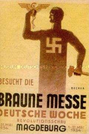 Vignette zur "Braunen Messe" 1934 in Magdeburg