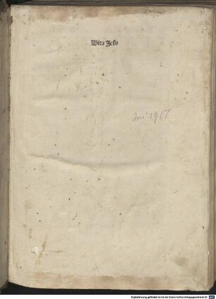 Vita Christi : P. 1-2