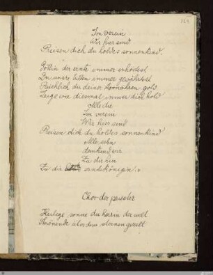 Chor der priester : [SW I: H2, NLB]; [SW I, S. 103; NLB, S. 22-23]