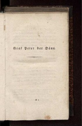 Graf Peter der Däne. Personen.