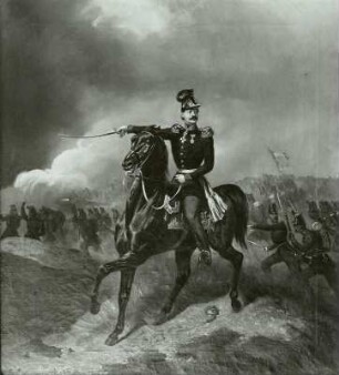Gustav von Friederici (1800-1860), Generalleutnant und Gouverneur von Dresden. Öl. 1852