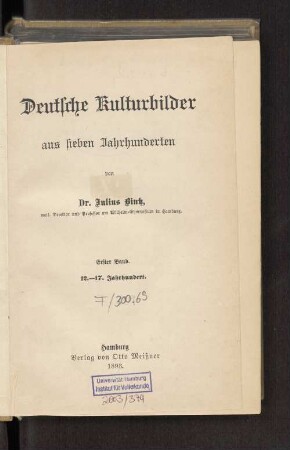 Bd. 1: 12. - 17. Jahrhundert