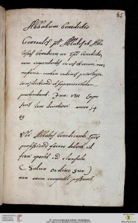 Alphabetische Liste weiterer Ordensprivilegien