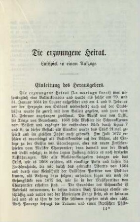 Die erzwungene Heirat
