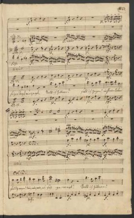 No. 9. [Arie] Pedrillo: Frisch zum Kampfe! (1. Fsg., Fortsetzung)