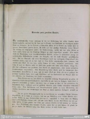 Vorrede zum zweiten Bande