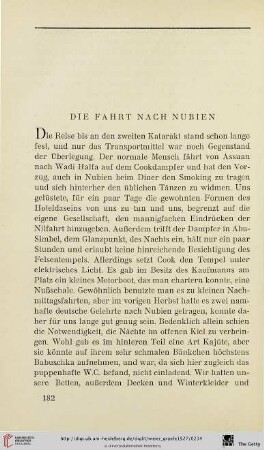 Die Fahrt nach Nubien