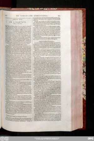 Locus XIII. De Libertate Christiana.
