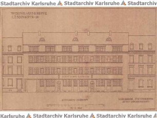 Beichel, Friedrich. Wohnhausgruppe Lessingstraße 16