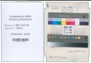 Entnazifizierung Josef Kuhlmann , geb. 00.00.0000 ()