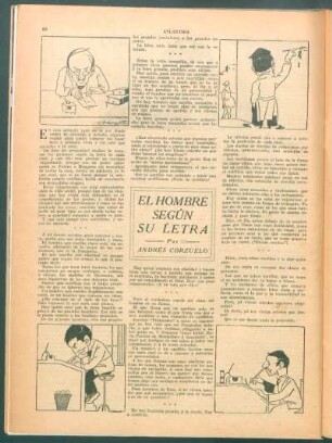 El hombre según su letra