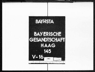 Rang und Zeremoniell der ausländischen Gesandten am holländischen Hof