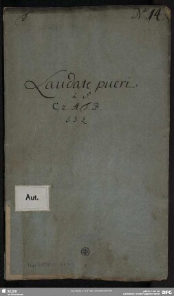 Laudate pueri - Mus.2358-D-61,11 : V (5), orch - F; ZWV Z 82