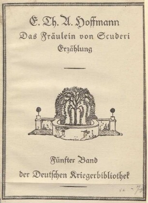 Das Fräulein von Scuderi