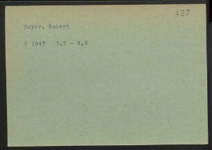 Beyer, Robert