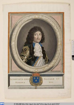 Ludwig XIV., König von Frankreich, mit Bärtchen