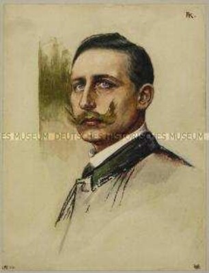 Brustbildnis des Kaisers Wilhelm II.