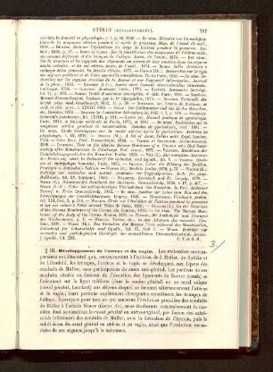 Utérus : § III. développement de l'utérus et du vagin