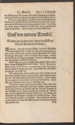 Auff den andern Artickel.