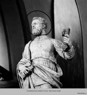 Hochaltar mit seitlichen Schranken : Heiliger Petrus