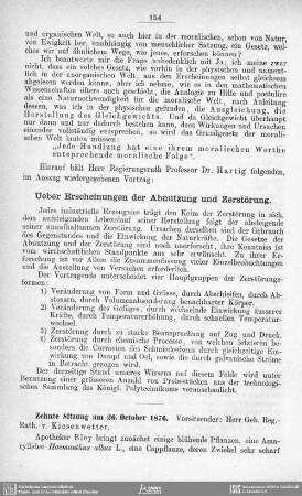 Ueber Erscheinungen der Abnutzung und Zerstörung