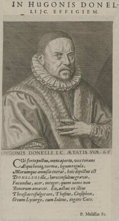 Bildnis des Hugo Donellus
