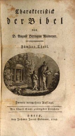 Charakteristick der Bibel, 5