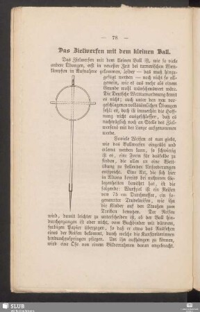 Das Zielwerfen mit dem kleinen Ball