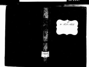 Tutschfelden, Herbolzheim EM; Evangelische Gemeinde: Sterbebuch 1830-1869 Tutschfelden, Herbolzheim EM; Evangelische Gemeinde: Geburtenbuch 1830-1869