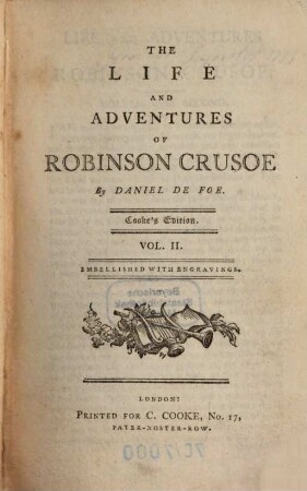 The Life And Adventures Of Robinson Crusoe. 2
