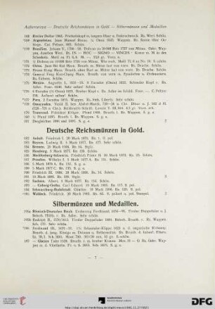 Deutsche Reichsmünzen in Gold (Nr. 182-195)