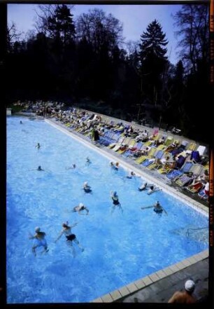 Badenweiler: Thermalbad, Bassin von oben