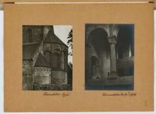 Klosterkirche Hamersleben: Choransicht, Innenansicht (aus: Skizzen- und Fotoalbum 24)