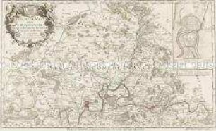 Evesché de Meaux. Mit zwei Nebenkarten: Plan de la Ville de Meaux; Plan du Palais Episcopal de Germigny l'Evêque